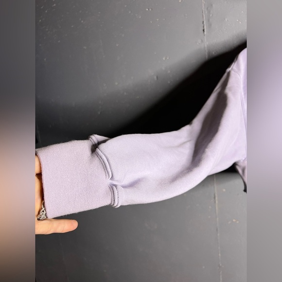 Aritzia TNA Cozy Fleece Boyfriend Cropped Hoodie Size 1. - Picture 5 of 10